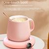 10W Mini Portable USB Electric Coffee Warmer With 3 Temperature Settings Digital Display For Heating Coffee Beverage Milk Tea Hot Chocolate
