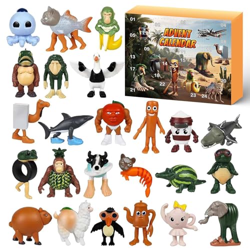 

24-Piece Tuntuntunsahur Figures, Collectible Dolls, Minifigures, Collectibles, Tralarello Tralala, Italian Brain Rot, Internet Meme Toys, Italian Brai