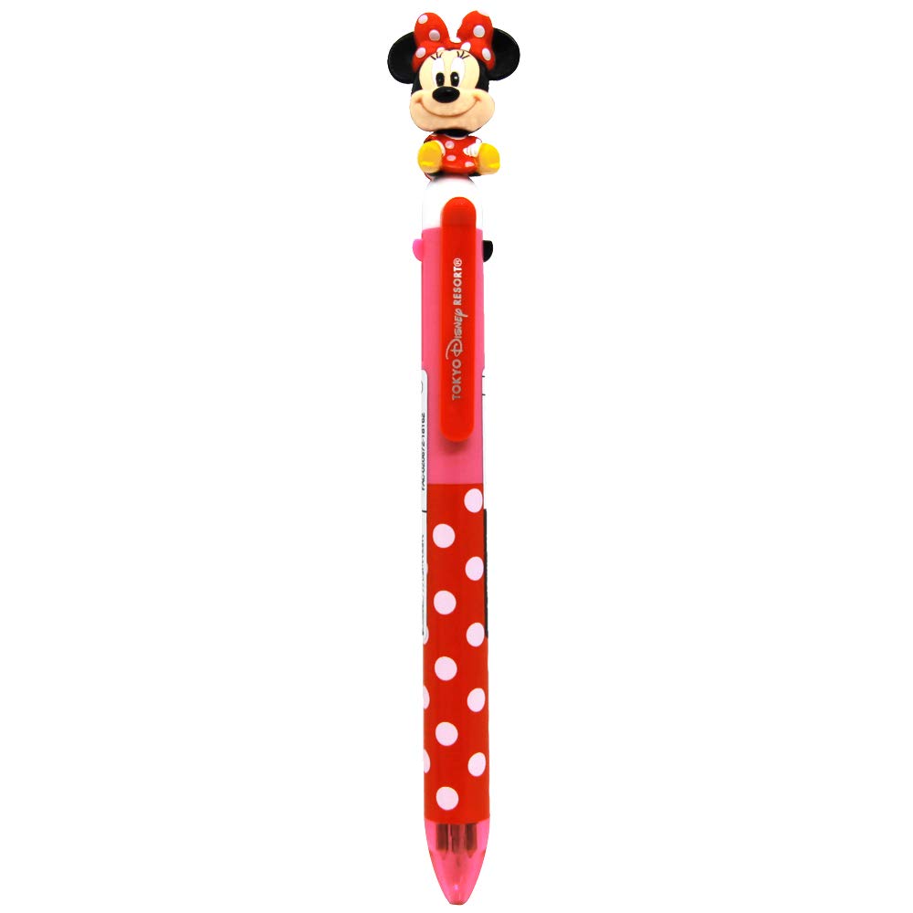 Minnie Mouse Mechanical Pencil Ballpoint Pen Light Disney Resort Exclusive Stationery & (Black, Blue, Pink)