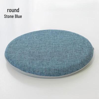 OEING Office Student Round Linen Chair Cushion
