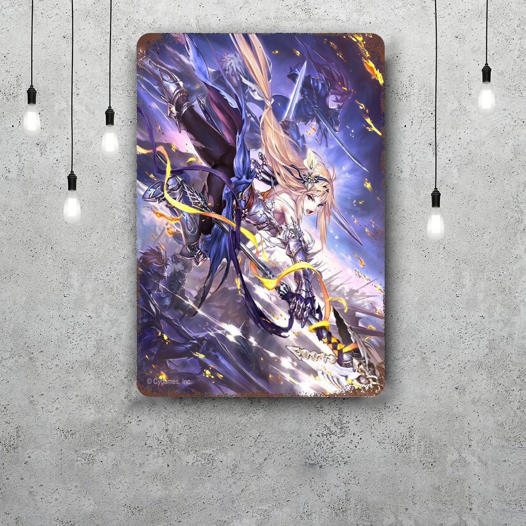 granblue fantasy cartoon Decor Poster Vintage Tin Sign Metal Sign Decorative Plaque for Pub Bar Man Cave Club Wall Decoration