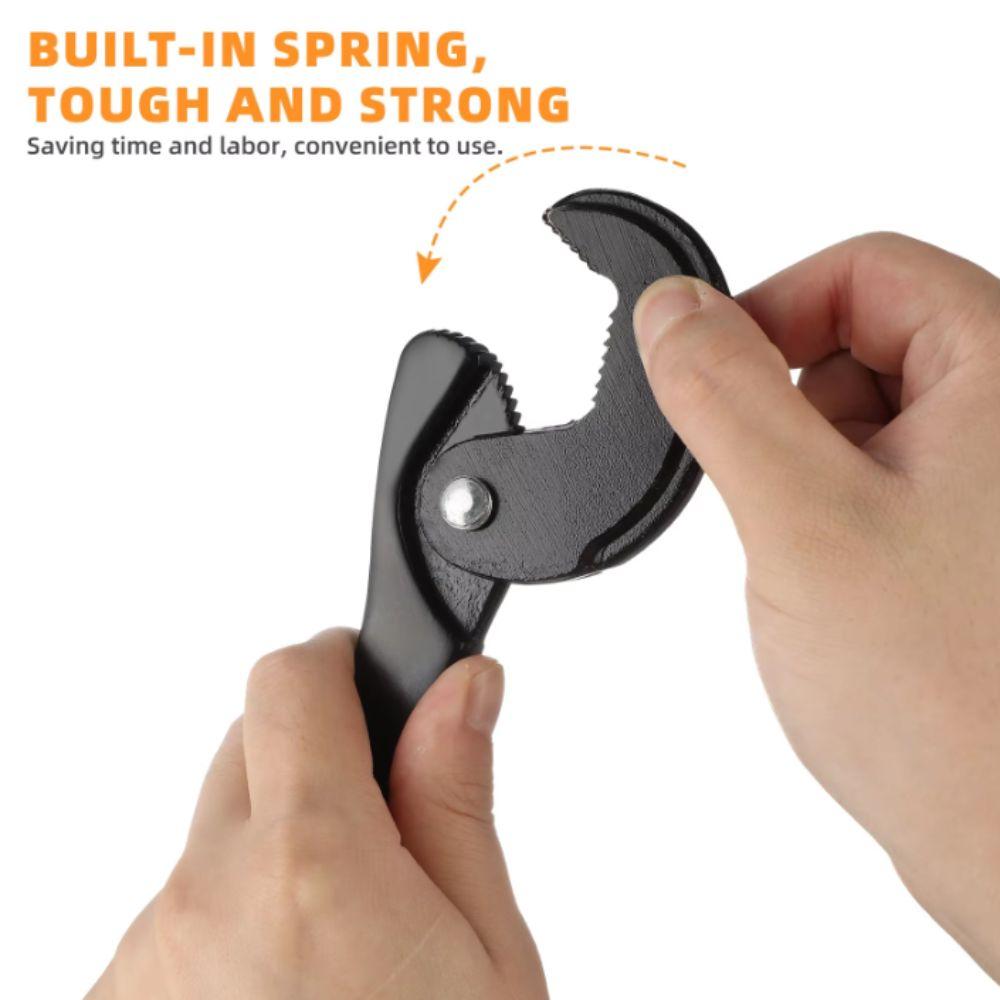 Industrial Grade Multifunctional Tool Continuous Teeth Basin Wrench Adjustable Wrench Repair