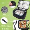 Portable Mini Car Microwave Oven, 12V Electric Oven with Fast Heating, Perfect for Picnics, Travel, Camping, and Cooking (Black)