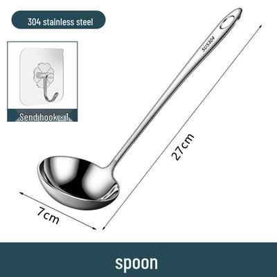 Zhao Ran Food-Grade Stainless Steel Long Handle Soup Ladle