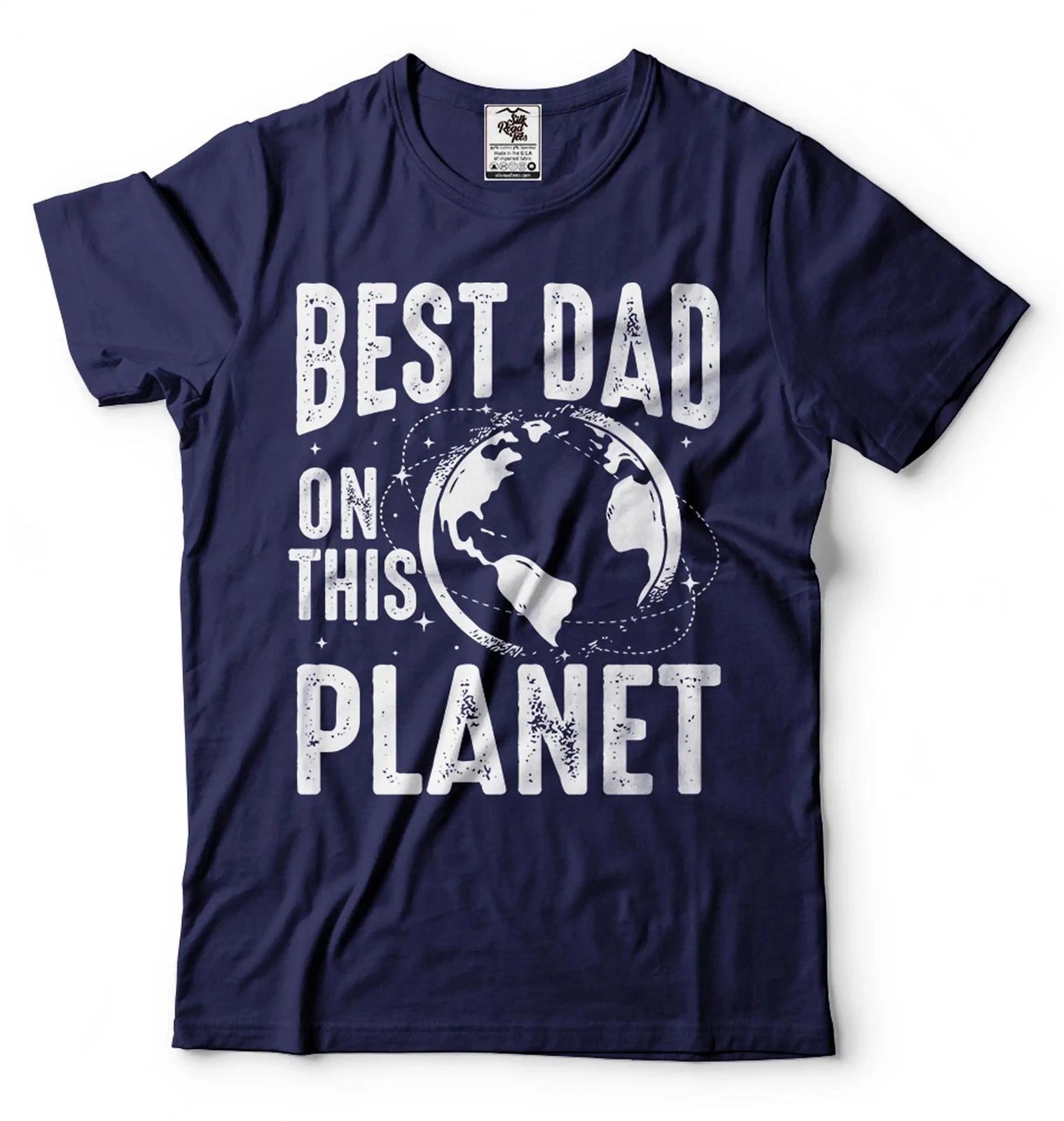 Best Dad On This Planet Shirt Dad Shirts Fathers Day Gift T Shirt Father Shirts L