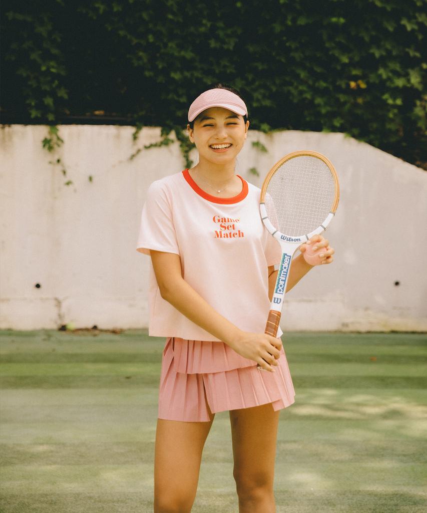 Game Set Match Performance Dri-Fit T-Shirt [Pink]