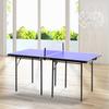 Folding 5ft Mini Compact Table Tennis Top Ping Pong Table Set Professional Net Games Sports Training Play Blue