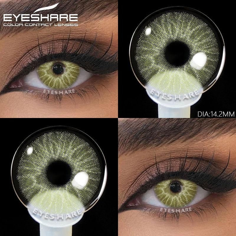1 Pair Colored Contact Lenses for Eyes Natural Blue Eye Lenses Gray Lens Eye Contacts Cosmetic Beauty Pupil Makeup Lens