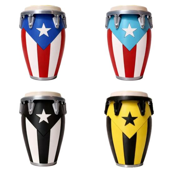 Conga-Style Can Holder Patriotic Flag Design 3D Printed PLA Cup Sleeve for 12oz Standard Cans Unique Gift for Music Lovers