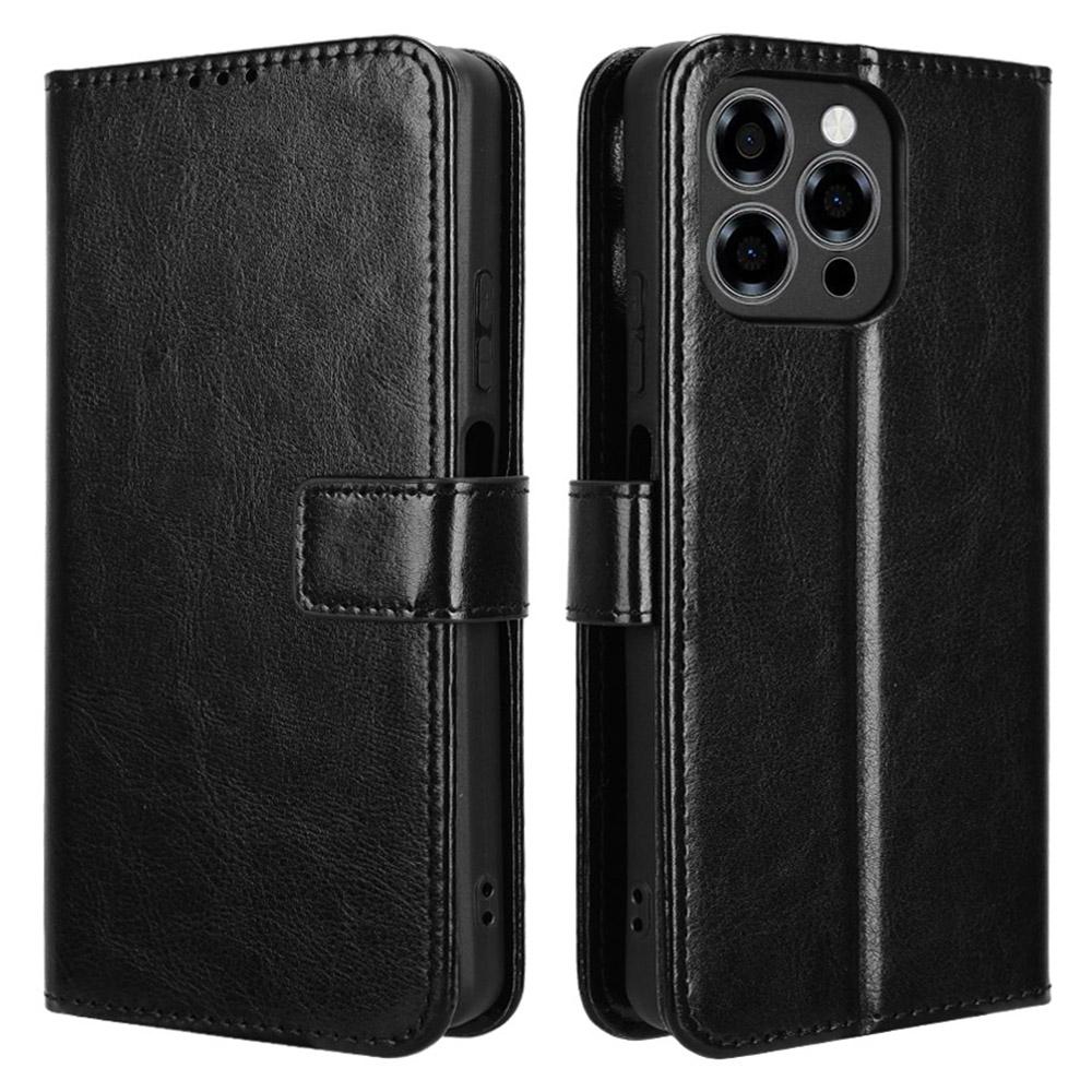 For Doogee Note 58 Pro/Note 58 Case Crazy Horse Texture PU Leather Phone Wallet Cover