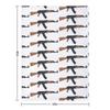 AK-47, Kalashnikov Rifle Throw Blanket Warm Winter Decorative Decorative Sofas Winter Beds Blankets