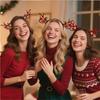Light Weight Reindeers Antlers Headbands Plastic Hair Decoration For Christmas Parties Costume Accessories
