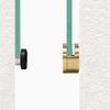 Ackron Mirror Brackets, 4Pcs Aluminum Wall Mount, Gold, 5-11mm Thick Glass, Round Shape