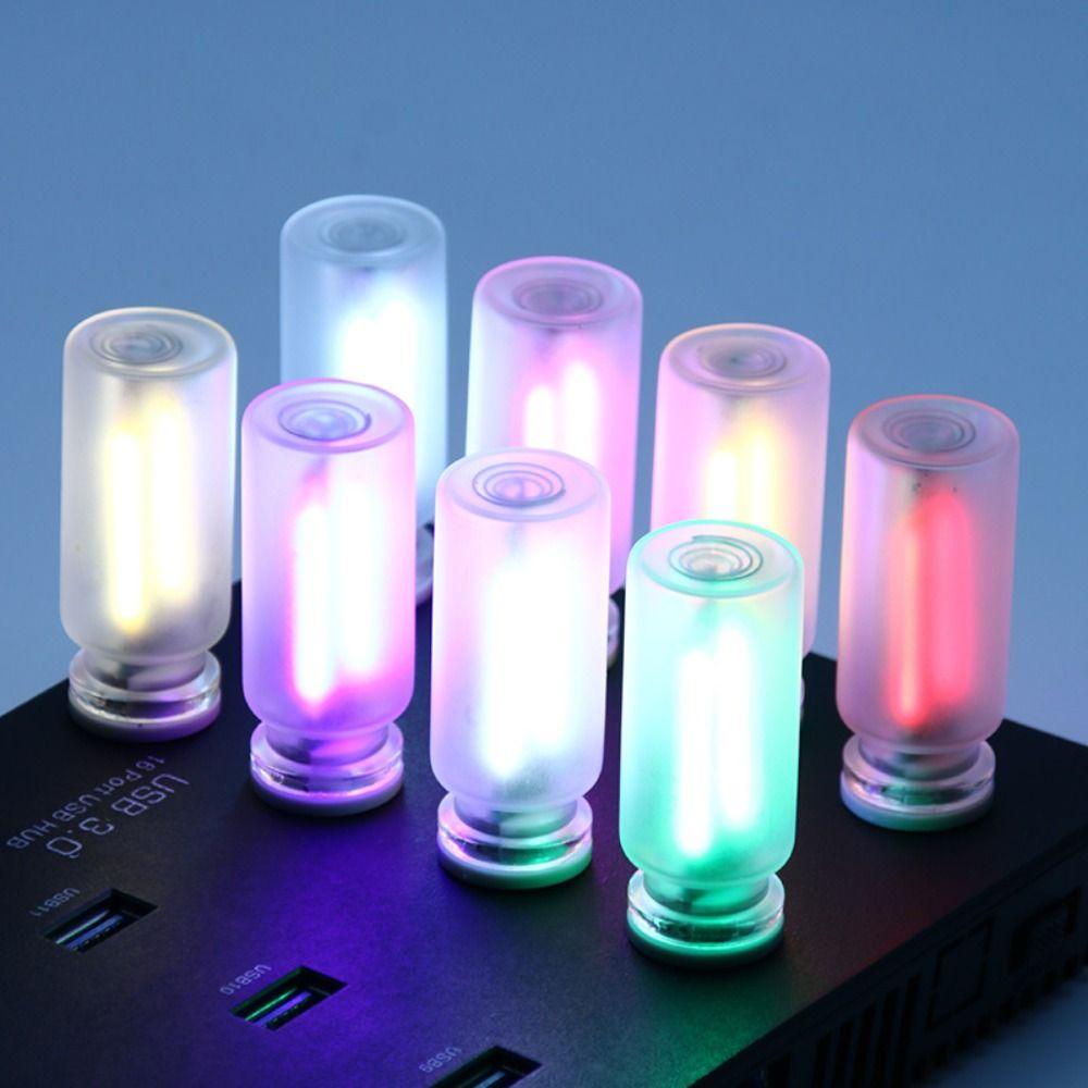 Touch Control USB Night Light Dimmable LED Filament Light Bulb  Car Interior