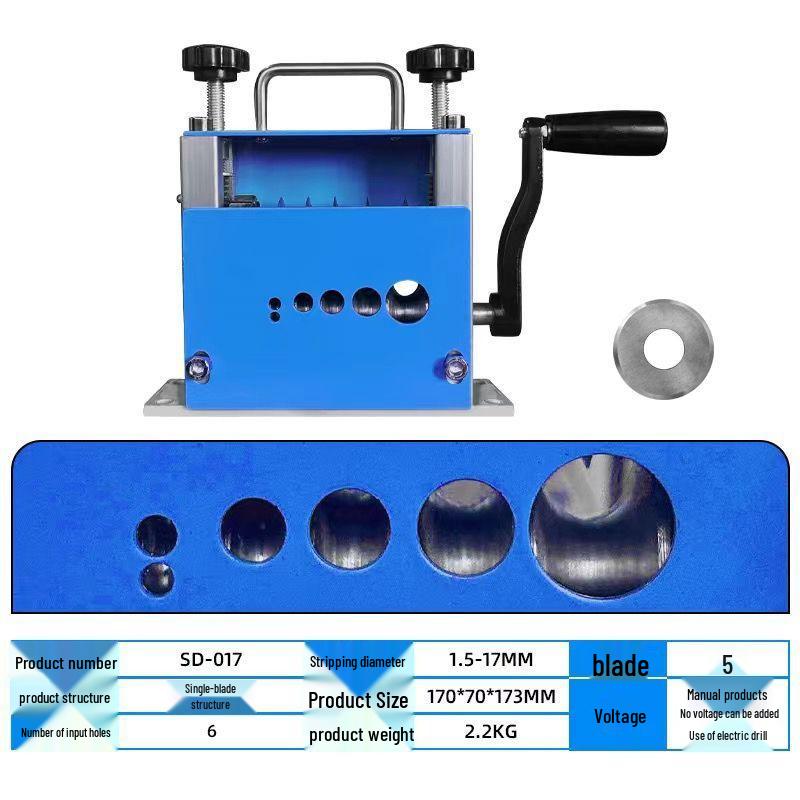 2025 Genuine Hand-Cranked Scrap Copper Wire Stripping Machine