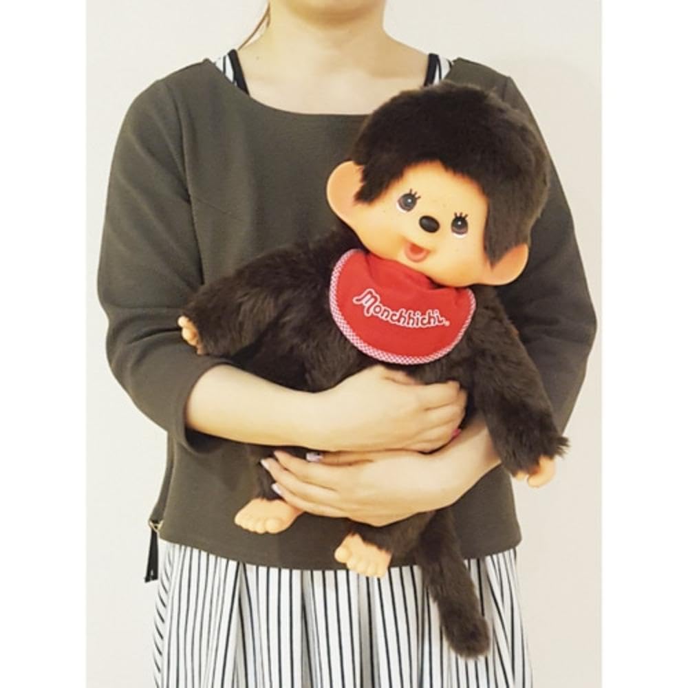 Sekiguchi Monchhichi Премиум Стандартный Большой Коричневый Кукла для Мальчика 251049 В41 x Ш34 x Г13см