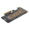 M.2 to PCIE3.0 Riser Card PH41X4A Full Height Bezel NVME M.2 to PCIE3.0 Adapter Card for Windows for OS for Linux