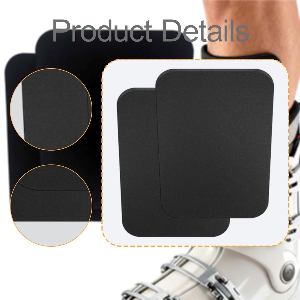 Memory Foam Ski Shin Guards Cuttable Snowboard Protector Pad for Leg Support Winter Snowboarding