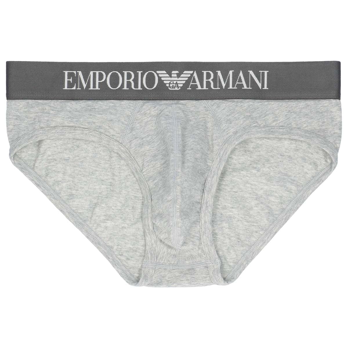 

Emporio Armani Iconic Logo Band Hip Briefs, Men s Underwear, EU Size, Gift, 54047296 (54047296-4-94), 94. Medium Gray