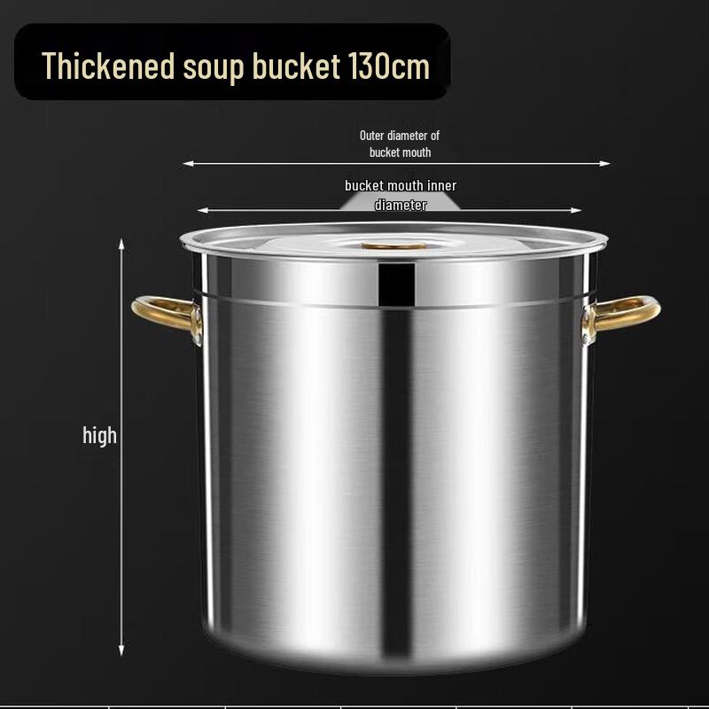 ZISIZ Thickened 304 Stainless Steel Multi-Use Pot
