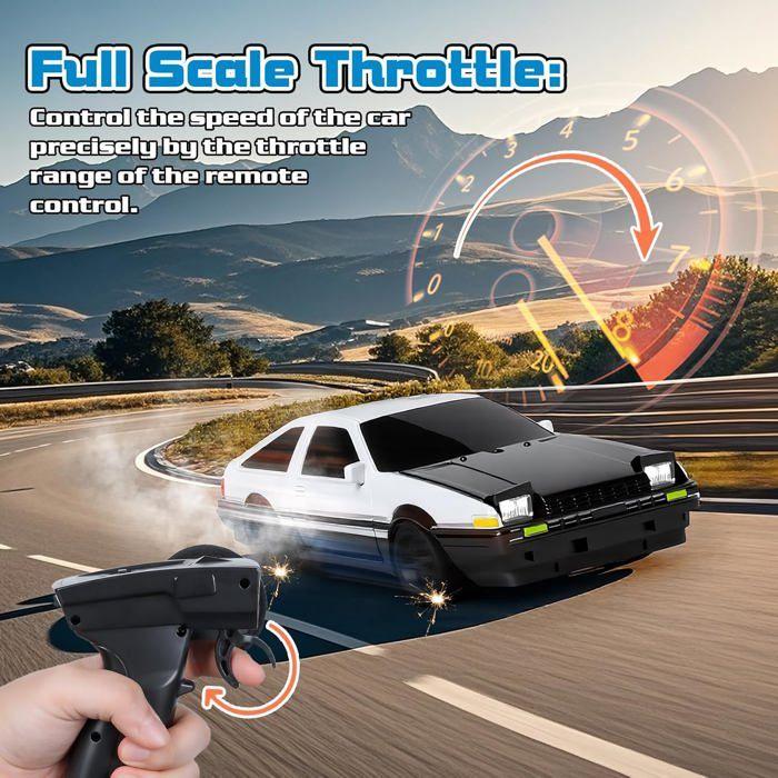 Voiture Télécommandée - UNDERSCORE - Drift Pro 1:43 - Gyroscope - LED - 15 km/h