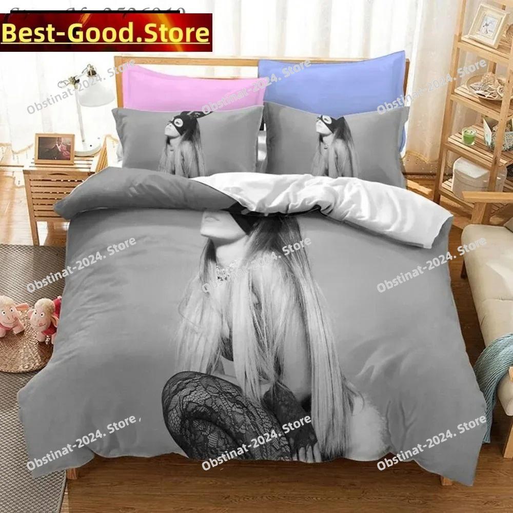 Popular Singer 3D Character Bedding Set Printed Bed Set Duvet Cover Sheet Pillowcase Bed Soft Quilt Cover Full Queen King Size