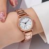 Fashion Women Watch set Light-luxury Ladies Quartz Wristwatch with LOVE Bracelet Thin Simple Business Female Clock Gift