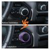 Interior Gear Shift Button Knob Cover Decor Ring for Dodge RAM 1500 2018+ Purple