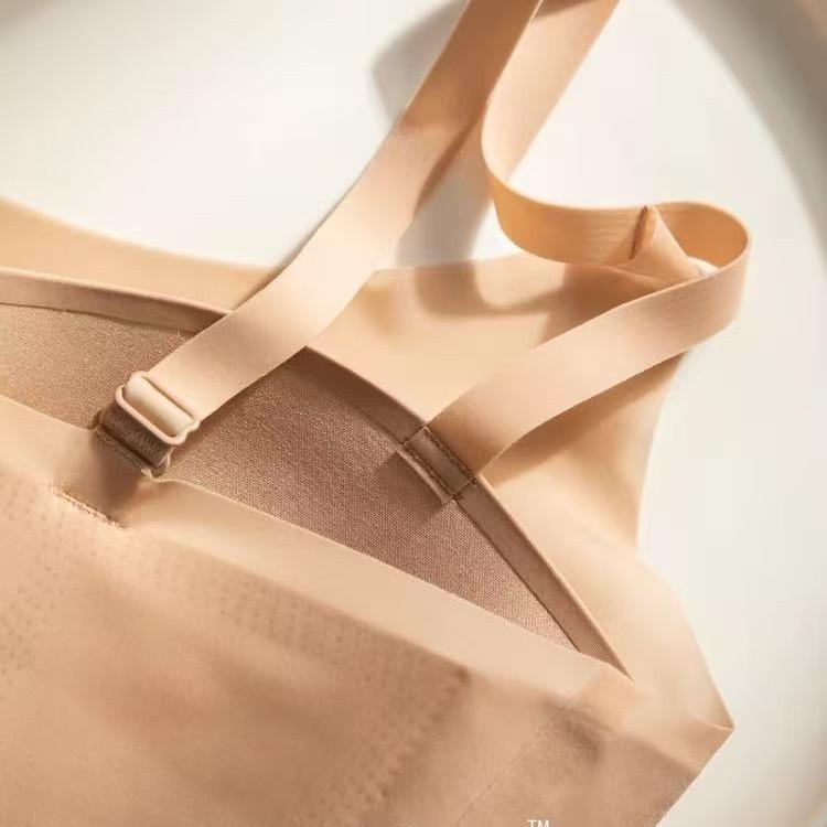 tube top, big chest, small lady, comfortable and breathable, ultra-thin, no steel ring, double breasts, anti-sagging text