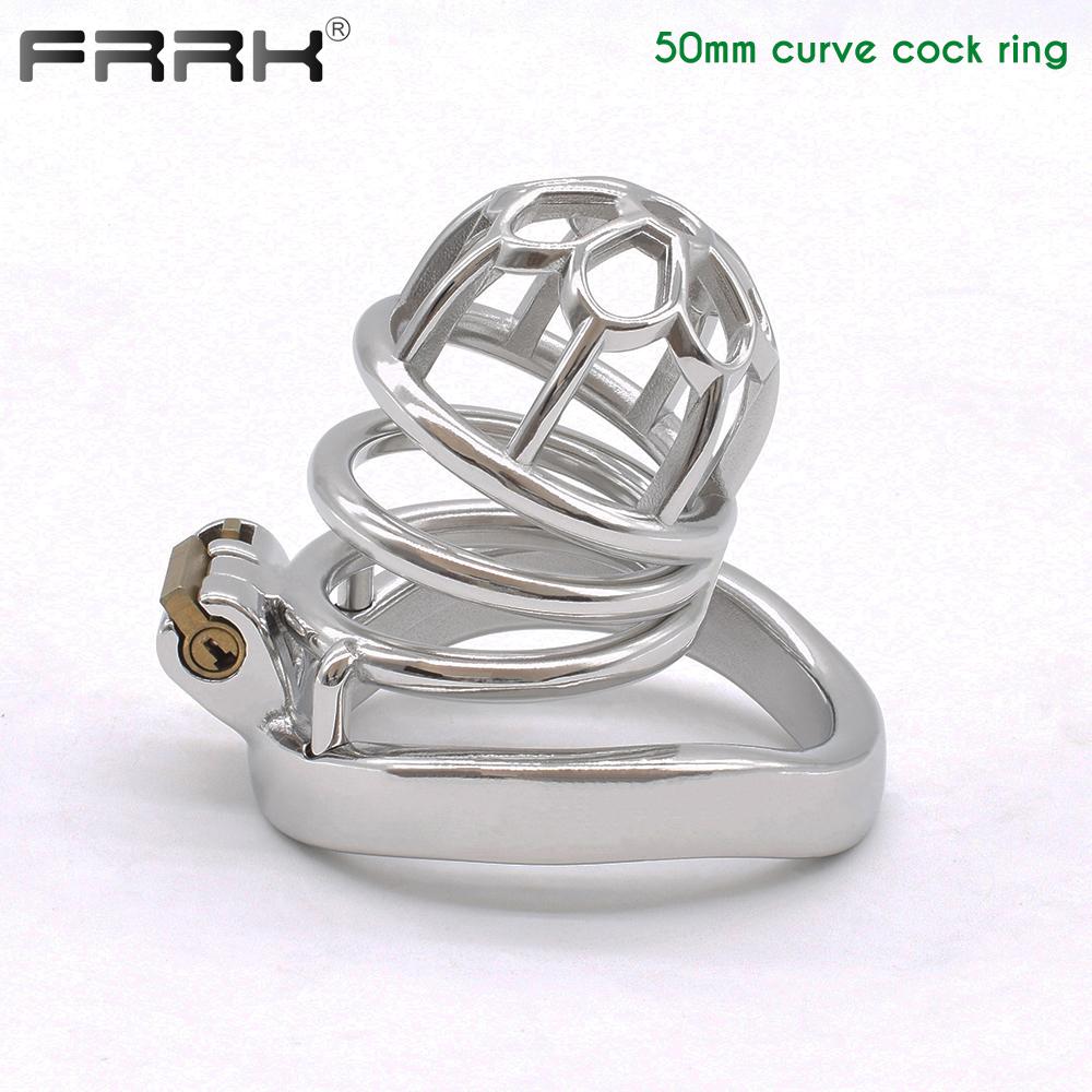 BDSM Sex Toys for Men Stainless Steel Male Chastity Device Metal Cock Cage Tease Bondage Belts Erect Orgasm Erotic Cock Rings