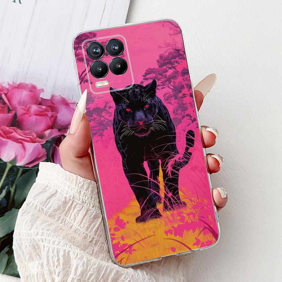Cute Cat Fashion Painted Cover For Realme 8 Case Cover For Realme 8 Pro Soft Silicone Phone Case For Realme8 5G Realme 8i Bumper