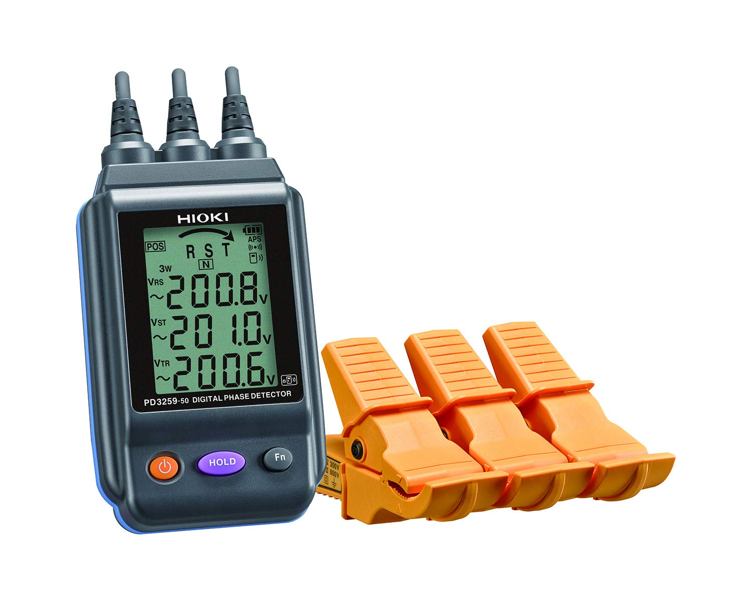 

HIOKI Phase Inspector with Voltmeter Wireless Communication when Z3210 is Communication distance 10m line of sight (HIOKI) PD3259-50 (only installed) сірий колір