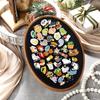 Pin Display Board Fabric Enamel Pin Boards for Wall 11.4 x 8.6 inches Wall Hanging Brooch Earrings Necklace Jewelry Holder Organizer Display Storage