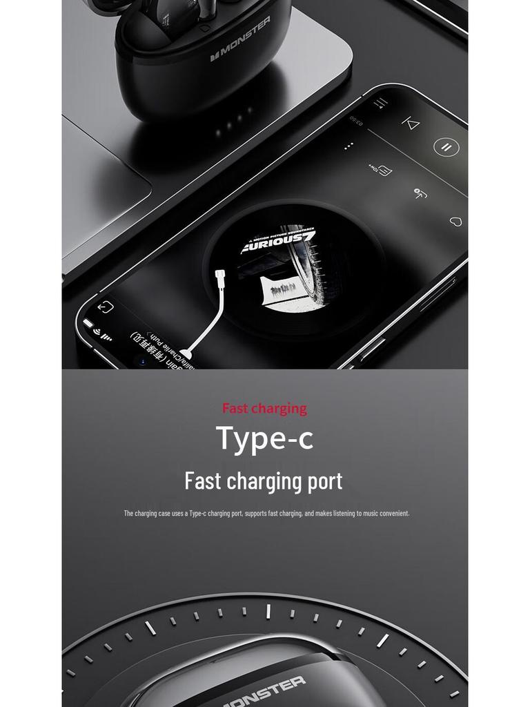 GT23 Wireless Bluetooth Earphones: Ultra-Long Battery, High-Quality Sound, Low Latency for Gaming and Music.