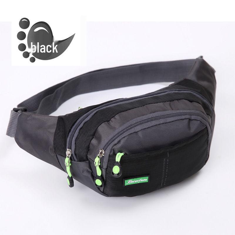 

Waterproof Multifunctional Canvas Waist & Chest Bag with Large Capacity for Men & Women - Outdoor Cashier Business & Phone Backpack чорний
