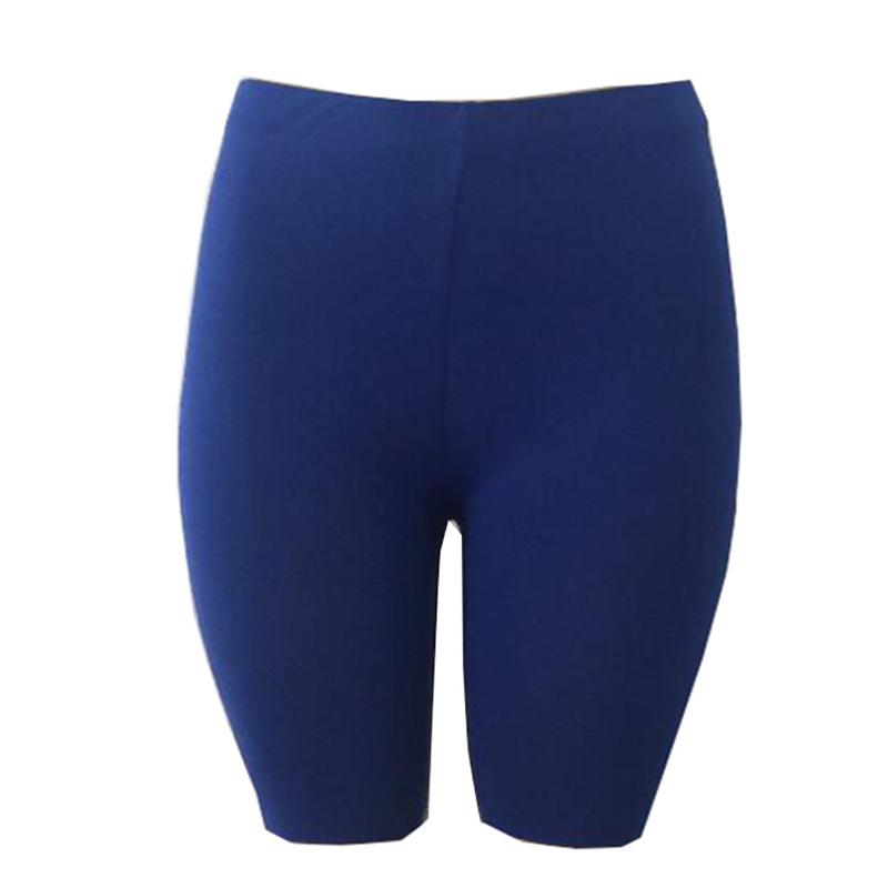 Buy Five Length Pants High Waist Woman Pure Color Tight Leggings Female