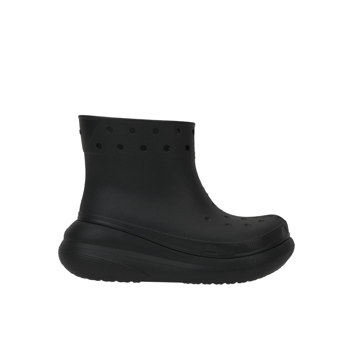 Crocs Classic Puff Уличная Мода Короткие Сапоги Женские Сапоги Черный 207946-001