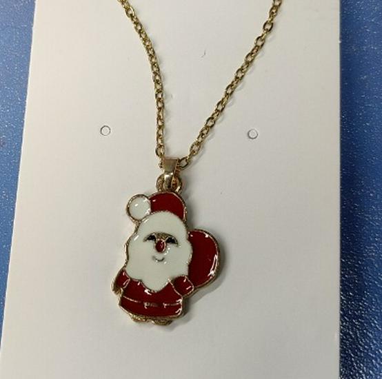 Cross-border Christmas Wish Tree Snowman Reindeer Bells Necklace