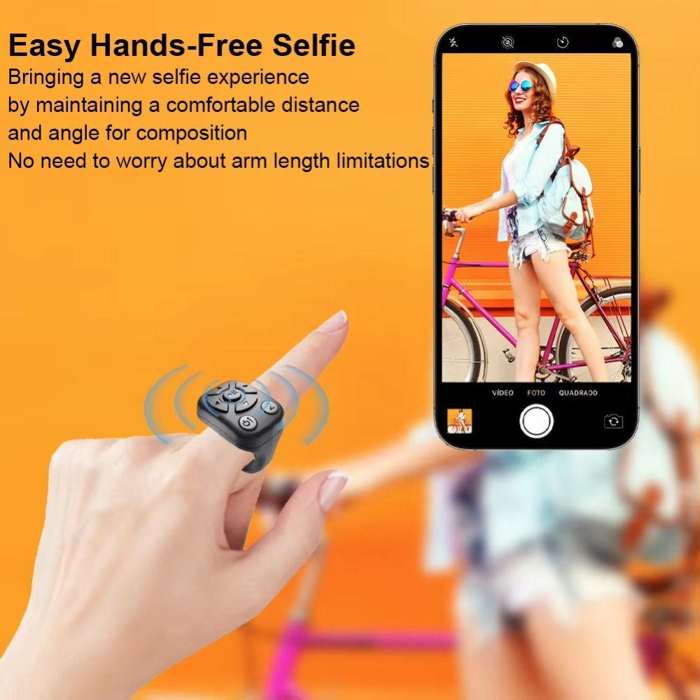 Portable Auto Clicker Remote Controller Stable Signal Transmission Smart Scrolling Ring  Photos