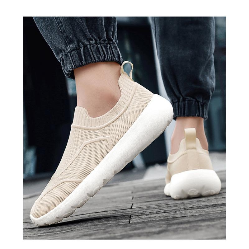 Lightweight Breathable Mesh Slip-On Walking Shoes Casual Comfortable Sneakers for Men Women