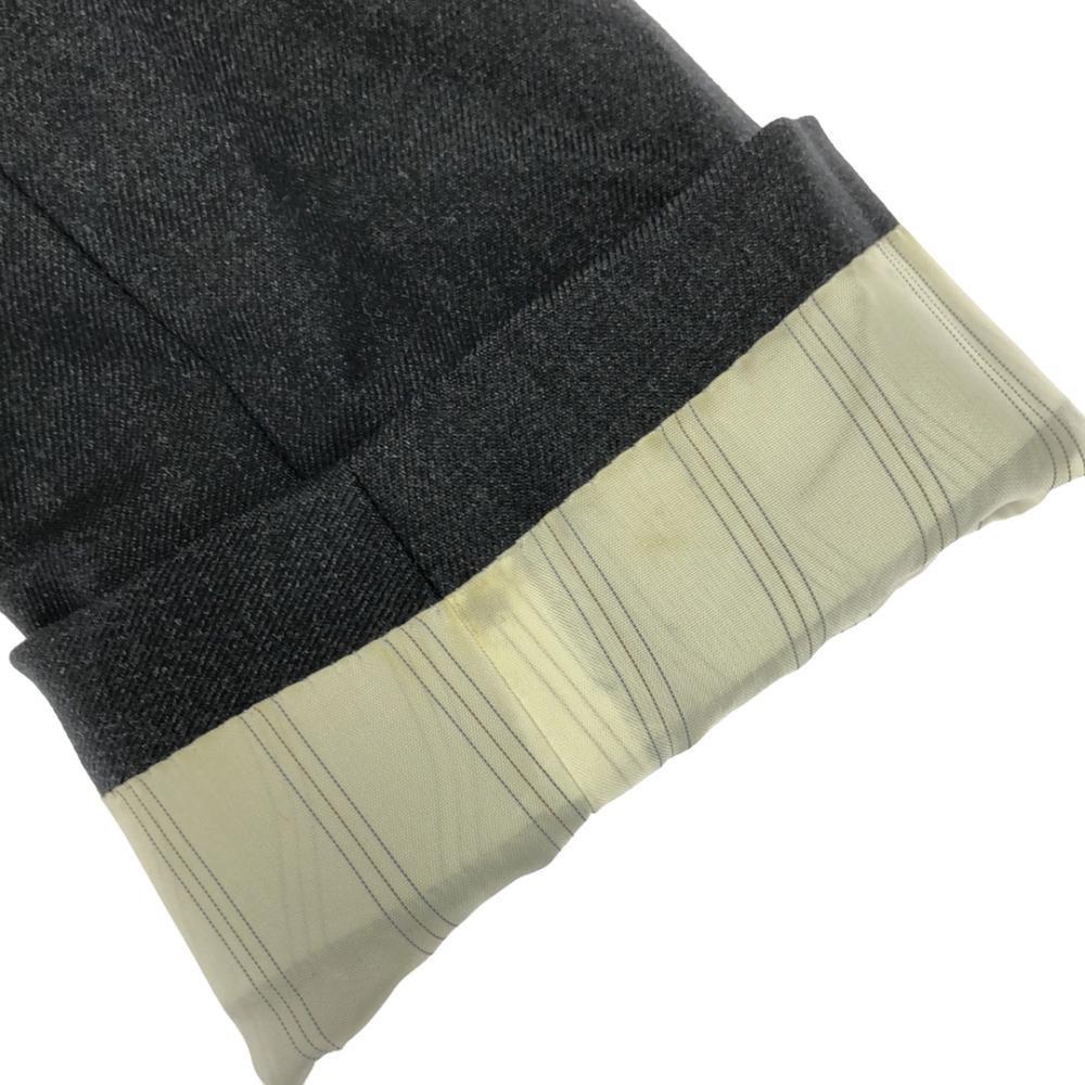 Aquascutum Made In Japan 100% Wool Suit Setup 92A5 Charcoal Gray Men's Used