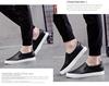Unisex Weiße Canvas Slip-On Sneaker: Freizeitschuhe mit weicher Sohle für Männer, Jugendliche und Frauen; Perfekt zum Tanzen, Entspannen und für den Partnerlook.