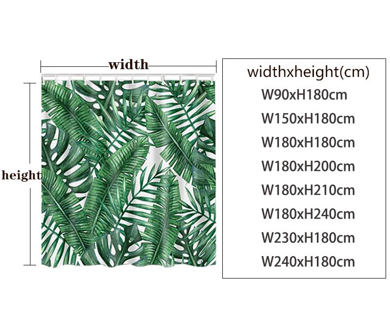 Funny Zebra Shower Curtain 60Wx72L Inch Fun Wild Animal in Bathtub Hilarious Cool Modern Tropical Green Leaves Plant Summer Bath