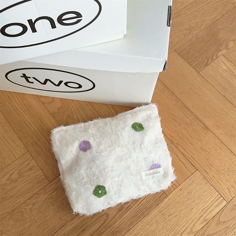 Lace flower dopamine vest underarm bag Korean version cosmetic bag shopping large capacity shoulder bag