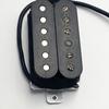 Micro Doublebobinage Guitare Électrique Série 5 Aluminium-Nickel-Cobalt 4 Conducteurs Doublebobinage Noir 50 mm × 52 mm