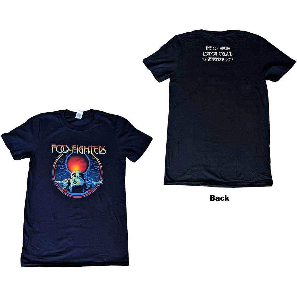 Foo Fighters O2 Arena 2017 T-Shirt Black New XS