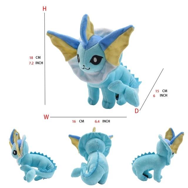 18Cm Pokemon Eeveelution Plush Toys Series 24 Styles Sstanding Sitting Posture Sofa Hug Pillow Desktop Ornament Periphery Gifts