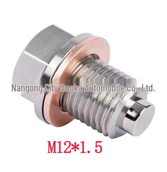 Magnetic Oil Drain Plug M14 x 1.5 for Honda, Ford, Hyundai, Mazda - Strong Magnetic Oil Pan Bolt