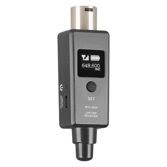 Wireless Microphone Adapter USB Charging U3 Wireless Mic System Transmitter Receiver for Audio Mixer