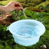 Face Ice Bath Bowl Collapsible Silicone Face Skincare Bowl with Built-in